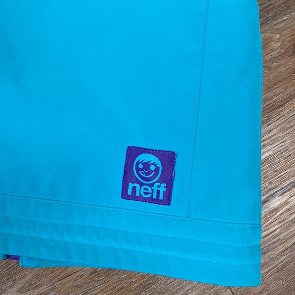 Retro NEFF Winter Snowboard Jacket Hood Softshell - Picture 10 of 10